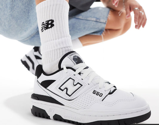 NEW balance 550 blanco negro
