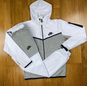 Nike tech blanco gris