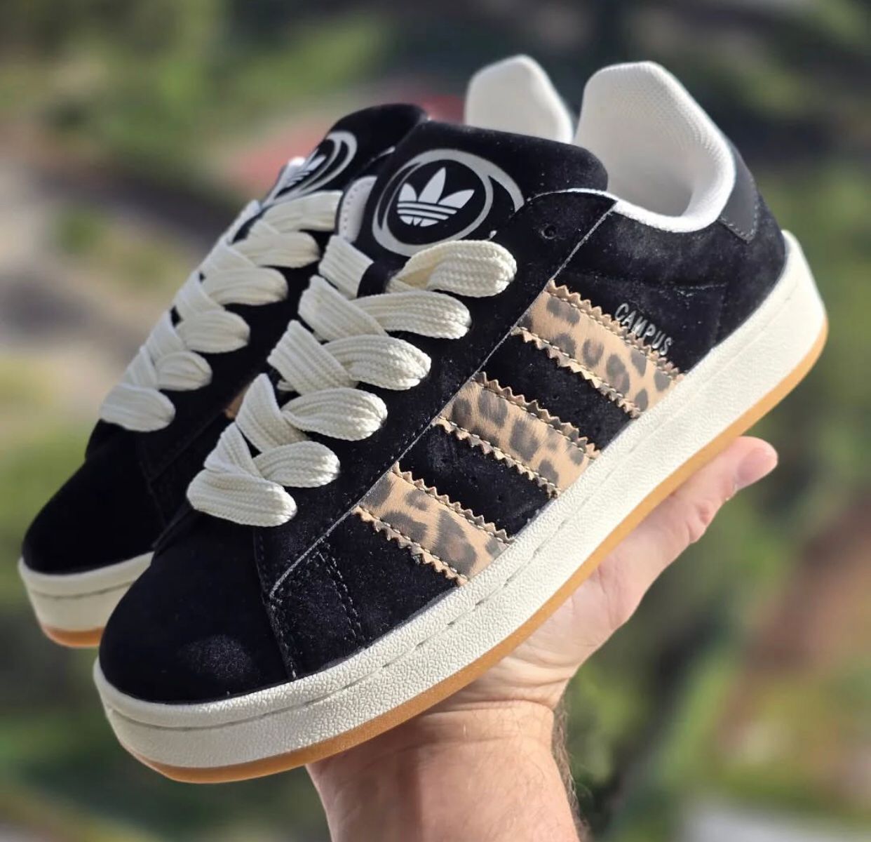ADIDAS CAMPUS NEGRO/LEOPARDO