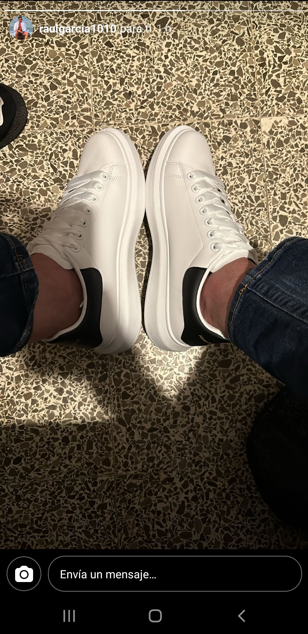 ALEXANDER MCQUEEN BLANCA NEGRA